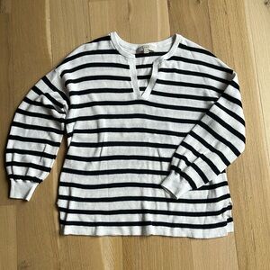 Loft striped knit sweater